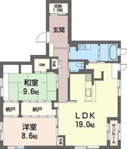 フジパークサイド山鼻の間取り画像