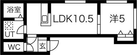 リバーサウス菊水IIの間取り画像
