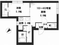 グランメール サンコーの間取り画像