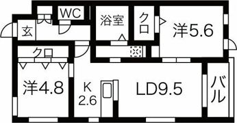 フィオラノセレッソの間取り画像