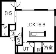 ラフィナート南16条の間取り画像