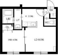 S-RESIDENCE桑園EASTの間取り画像