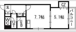 Vertical 18の間取り画像