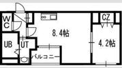 クラッセ知事公館前の間取り画像