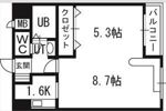 ハウスオブリザ南9条の間取り画像