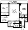 fleuve（フルーヴ）福住の間取り画像