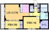 仮）ヴォヤージュ菊水の間取り画像