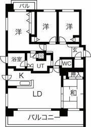 桂和レジデンス円山桜の間取り画像