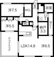 ジョイス宮の森レジデンスの間取り画像