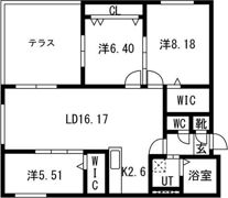 CIEL幌平橋の間取り画像