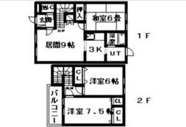 メゾン・ドゥ・ヴェールC棟の間取り画像