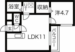 プリヴィエール西町の間取り画像