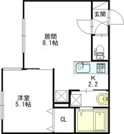 ESTOR NANGO（エストールナンゴウ）の間取り画像