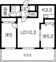 イーシティ栄通の間取り画像