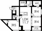 メニーズコート新道東タワーの間取り画像