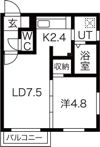 Y’s月寒西の間取り画像
