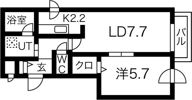 ピクシーガーデン美園の間取り画像