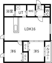 朝日ハイツIIの間取り画像