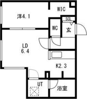 Kiii南9条（キー南9条）の間取り画像