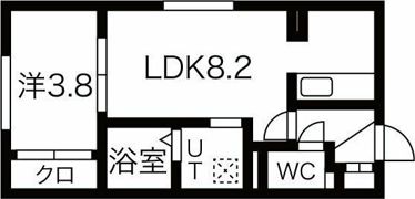 メニーズコート元町西の間取り画像