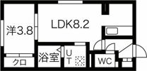 メニーズコート元町西の間取り画像
