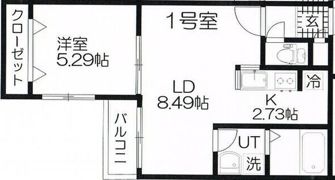Cheval北10条の間取り画像