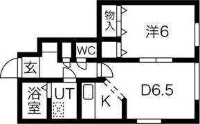 カレッジサイドいくねの間取り画像