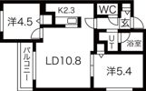 ブランシャール南発寒の間取り画像