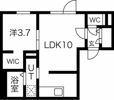エゾンス西線9条の間取り画像