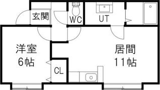 S.Uハイツの間取り画像