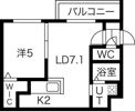アレイズ元町の間取り画像