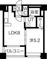 クラッセ大通り東の間取り画像