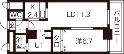 サンコート南4条の間取り画像