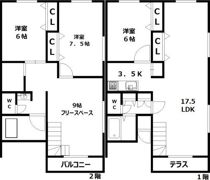 Glebe西野（グリーブ西野）の間取り画像
