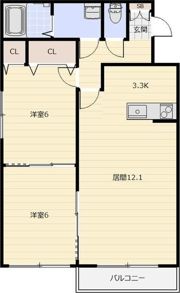 アビタ発寒IIの間取り画像