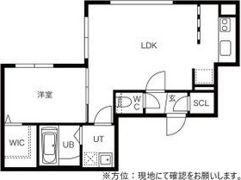 エフェクト発寒の間取り画像