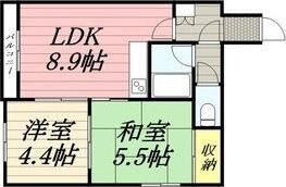 ラコートボヌール山の手の間取り画像
