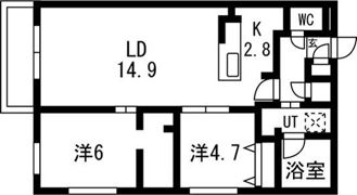 オリヴィオ南15西8（ALLIVIO南15西8）の間取り画像