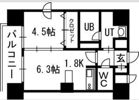 クレジデンス札幌・南4条の間取り画像