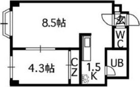 カサブランカの間取り画像