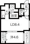 メニーズコート美園の間取り画像