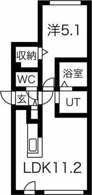 Seleccao美園（セレソン美園）の間取り画像