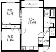 クレストパレス菊水の間取り画像