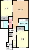 ベルリード西町A棟の間取り画像