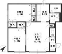 ルミエール西町北の間取り画像