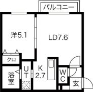 EXCEL琴似の間取り画像