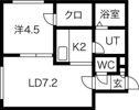 WEST BLUEの間取り画像