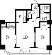 スカイコートの間取り画像
