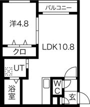 レスポワール月寒公園の間取り画像