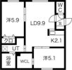 レクザ山鼻の間取り画像